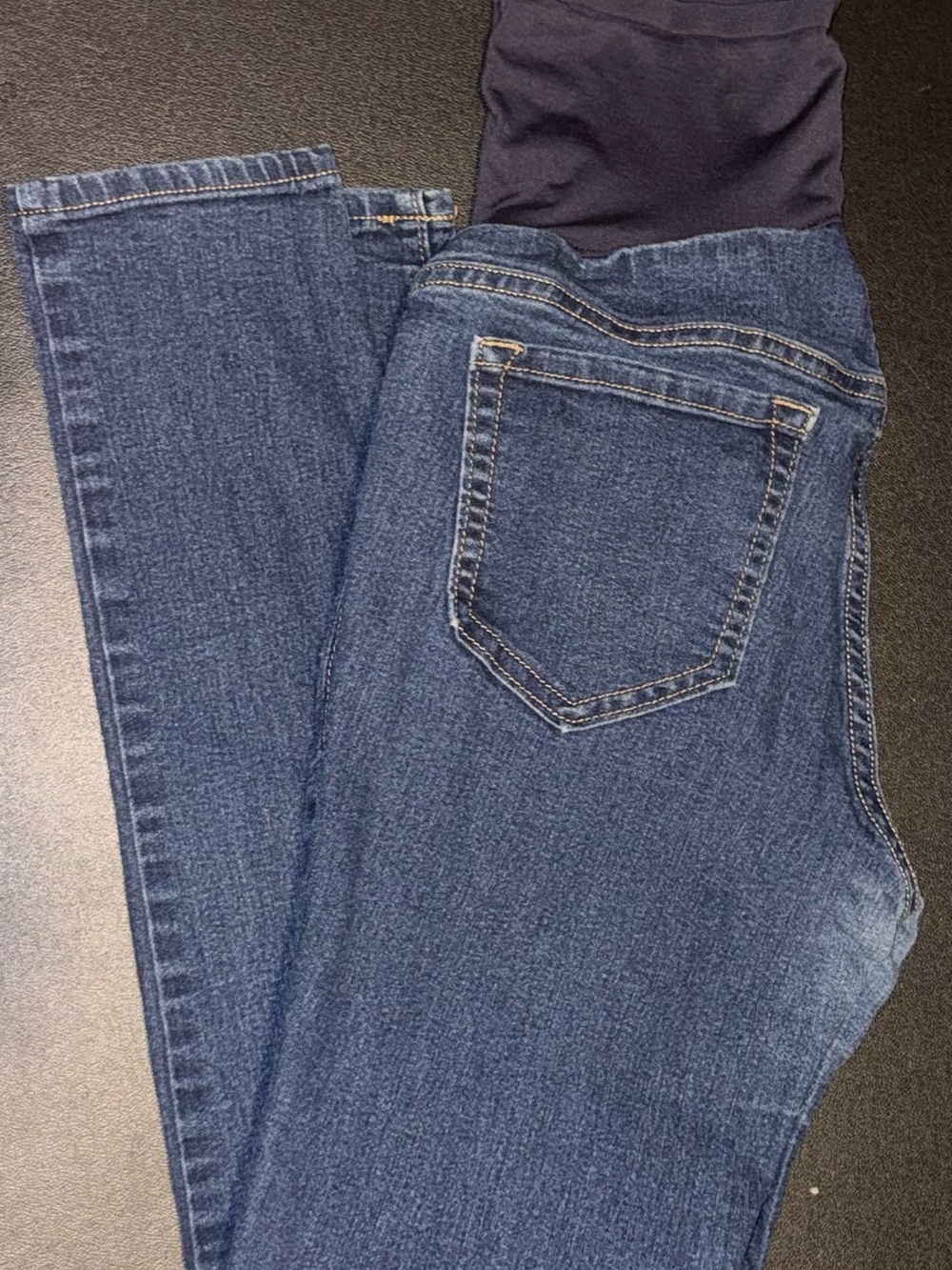 Old Navy Women's Dark Blue Skinny Maternity Jeans